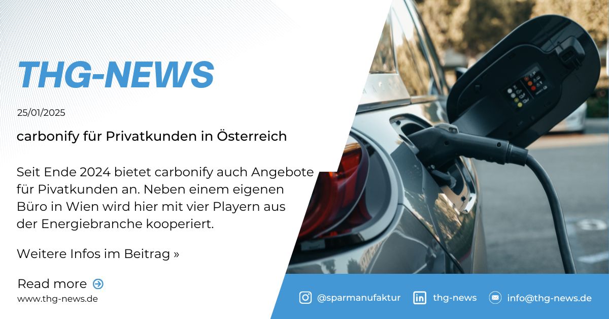 carbonify bietet Endkundenangebot in Österreich